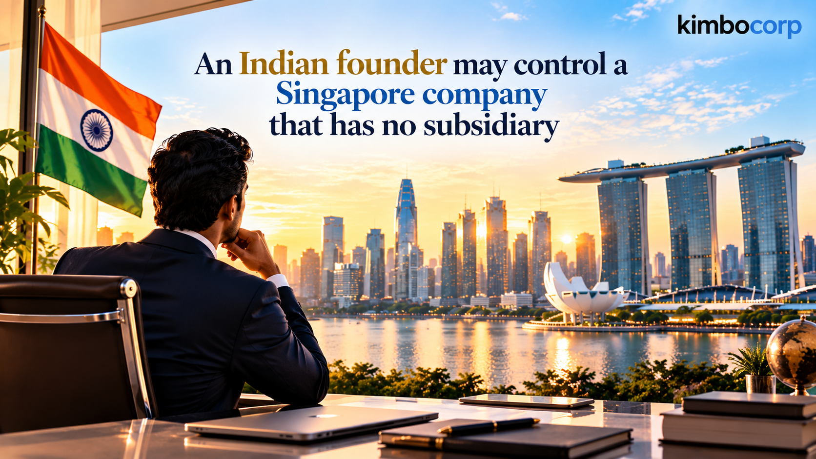 An Indian founder may control a Singapore company that has no subsidiary